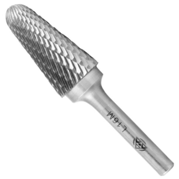 Набор борфрез (B,C,D,E,F,G,H,L,M) 6 мм ВК8 Волжский Инструмент 5509128, 9 шт - фото